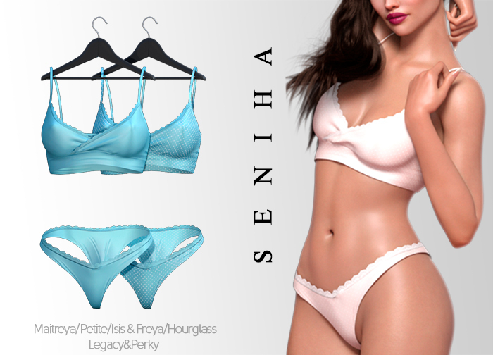 Seniha. Caren Set // Blue