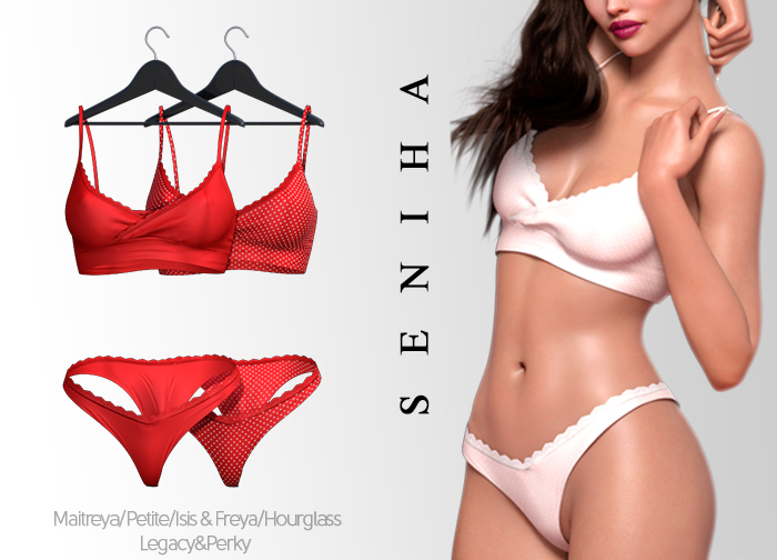 Seniha. Caren Set // Red
