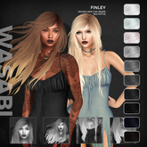Wasabi // Finley Mesh Hair - B&W