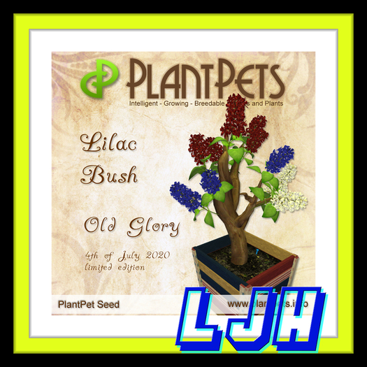 PlantPet Seed [Lilac Bush *Old Glory*]