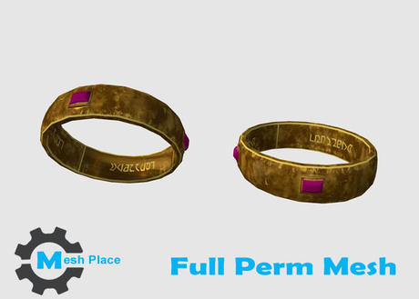 Second Life Marketplace - Mesh Place - Fantasy Ring - Full Perm Mesh