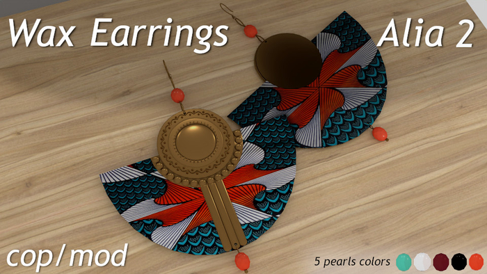 DIFFERENCE Wax Earrings Alia 2 (wear me)