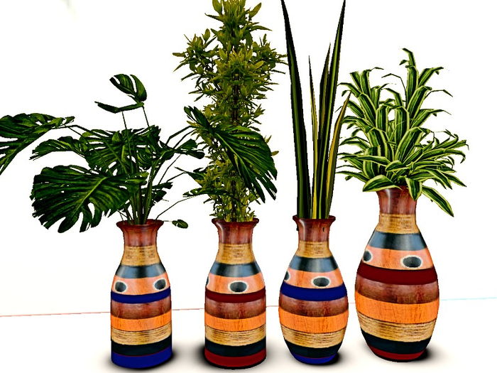 [AE] Garden Store (boxed)- Set of 4 Zimba 4 Vases