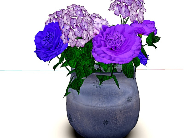 [AE] Garden Store- Hydrangea and Lilac  Roses  Short