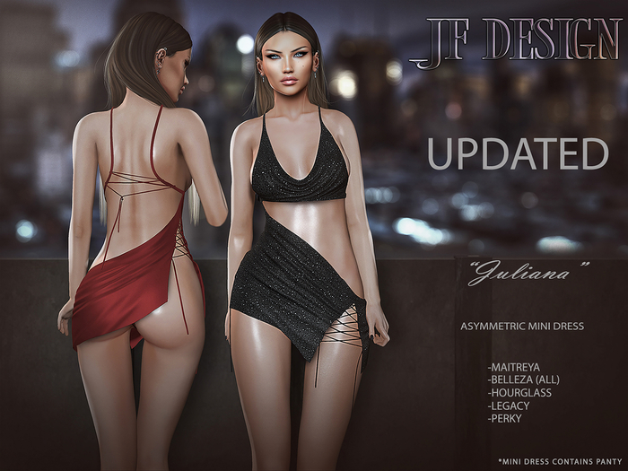 JF Design-Juliana Dress-Maitreya-Belleza-HG-Legacy-Perky-DEMO