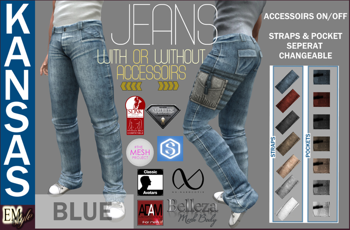 EMS - KANSAS JEANS - BLUE