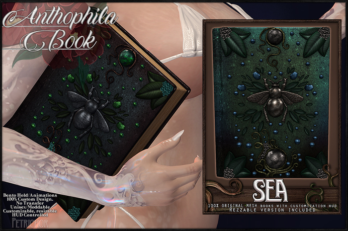 :[P]:- Anthophila Book (Unisex):// Sea