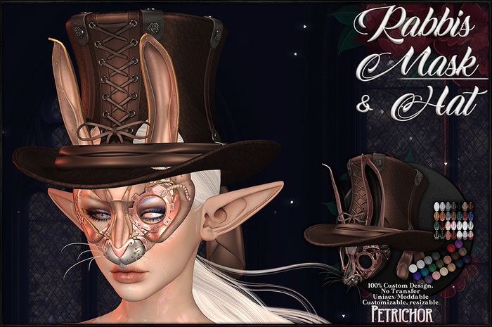 :[P]:- The Rabbis Hat & Mask
