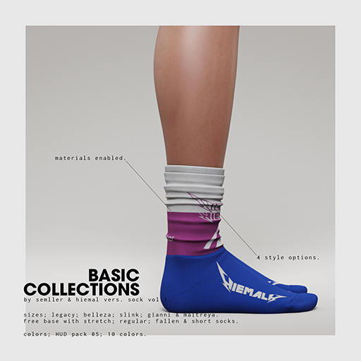 Semller & Hiemal Basic Socks Volume 1 HUD Pack 05