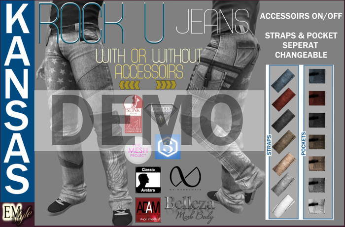 EMS - KANSAS JEANS -ROCK U- DEMO