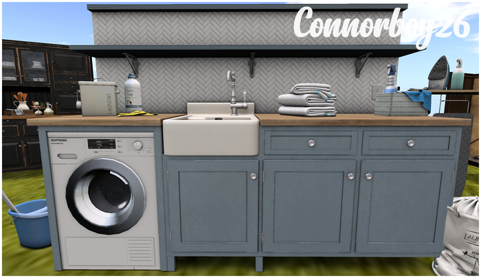 01. KOPFKINO - Washing Day - Laundry Cabinet - RARE