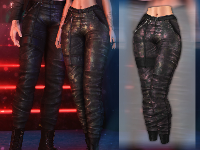 AsteroidBox. Ellis Pants - Camo Pink