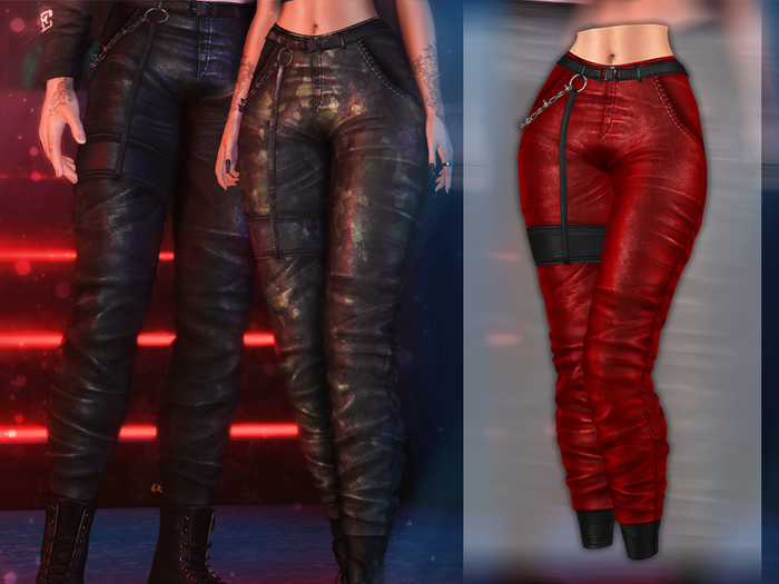 AsteroidBox. Ellis Pants - Cherry