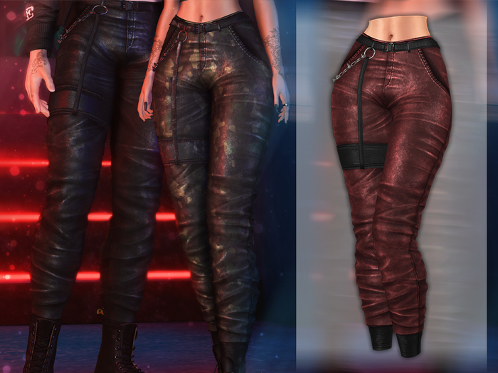 AsteroidBox. Ellis Pants - Red