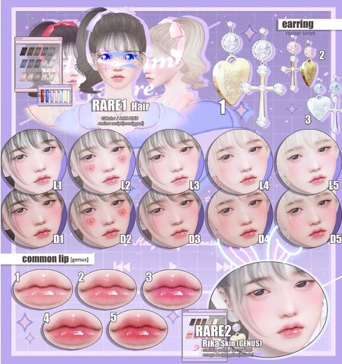 [700] Dream Rabbit gacha skin04 HUD (deep)(genus)