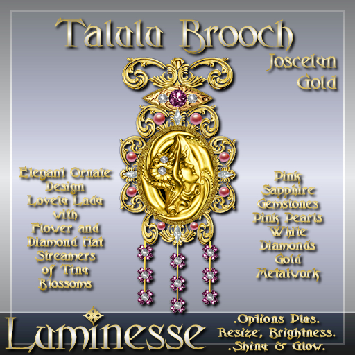 Luminesse Talulu Joscelyn Brooch OP-Wear To Unpack