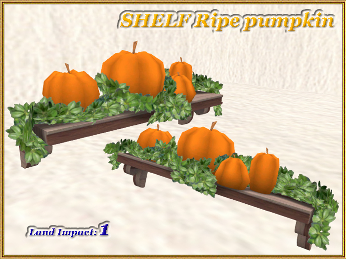 SHELF - Ripe pumpkin (1 LI) (Full perm)
