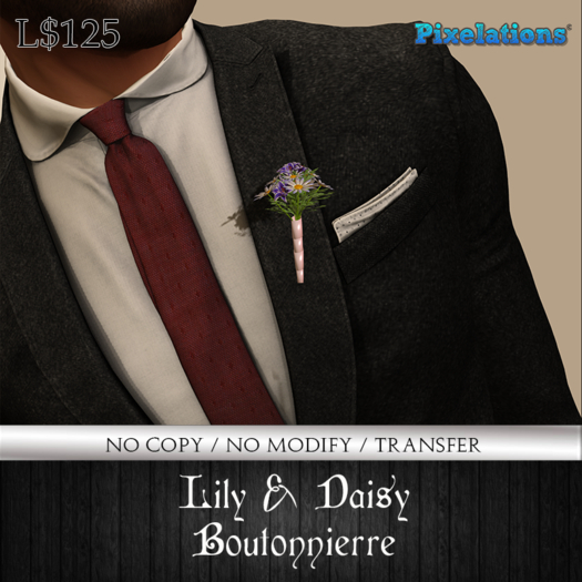 :Pixelations: Lily & Daisy Boutonnierre [boxed]