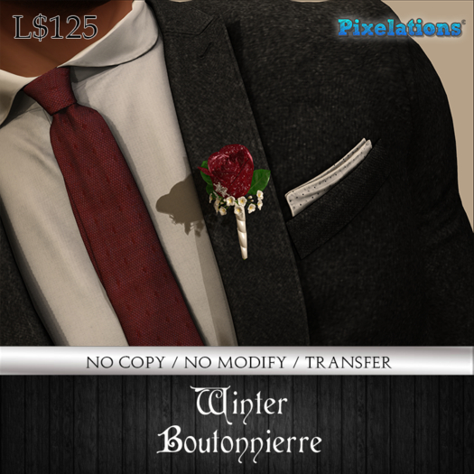 :Pixelations: Winter Boutonierre [boxed]