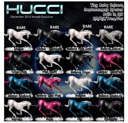 ::HH:: Hucci Arcade Unicorn Winter - Wild Pink