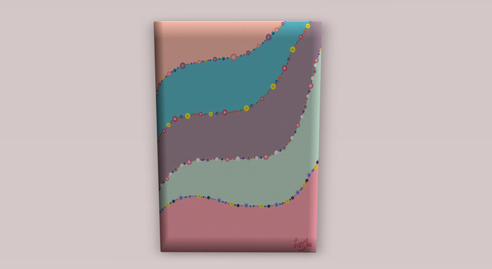 Undulate 2 Mounted Canvas (Materials Enabled)