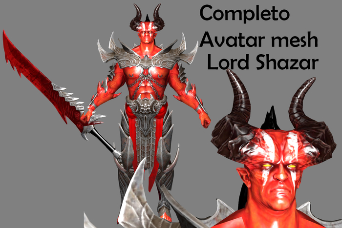 ::Onomik:: completo avatar mesh Lord Shazar