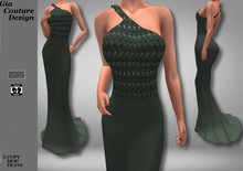 "GCD" Penny Gowns Moss