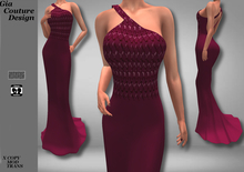 "GCD" Penny Gowns Ruby