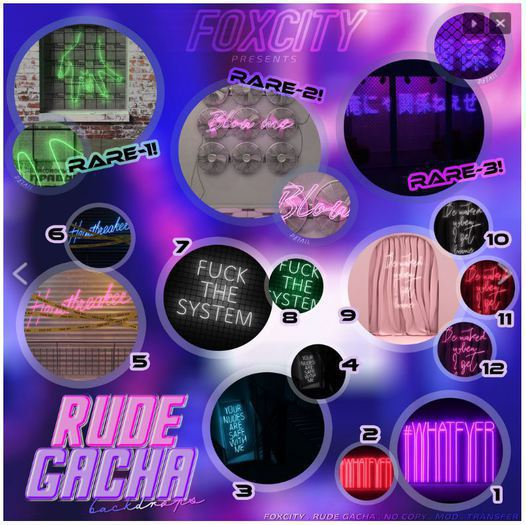 FOXCITY. Rude Gacha - 9 - Be Naked (Blush) (Common)