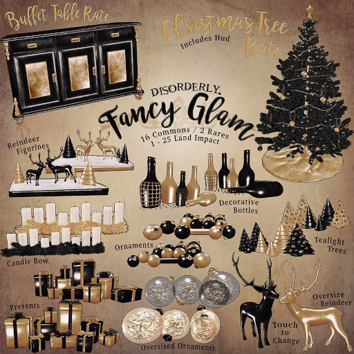 DISORDERLY. / Fancy Glam / Christmas Tree / RARE