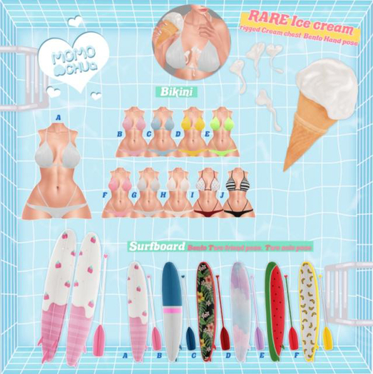 :: MOMOCHUU :: Summer Vacation -  Surfboard - [E]
