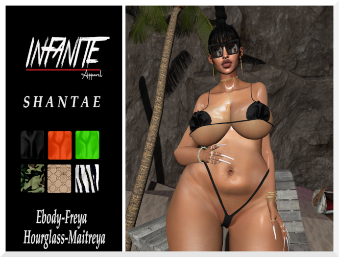IA: Shantae Bikini :Black