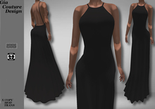 "GCD" Lizbeth Silk Gowns Black