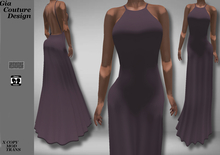 "GCD" Lizbeth Silk Gowns Violet