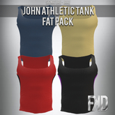 [FKD] JOHN ATHLETIC TANK - FATPACK