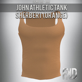 [FKD] JOHN ATHLETIC TANK - SHERBERT