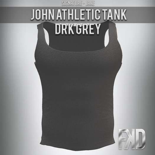[FKD] JOHN ATHLETIC TANK - GREY