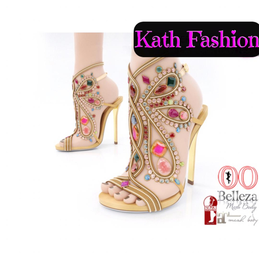 K F box Gemstones luxury heels