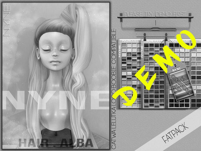 [NYNE] 'Alba' Hair  - DEMO