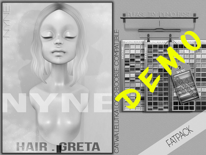 [NYNE] 'Greta' Hair  - DEMO