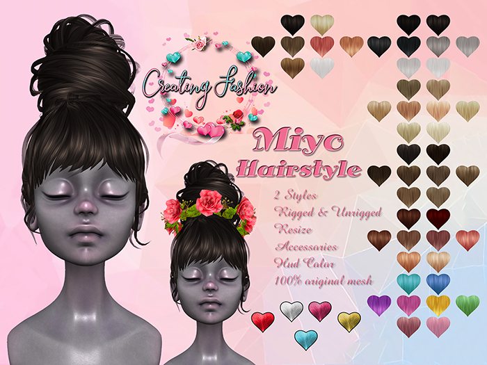 ::CF:: Miyo Hairstyle - FATPACK