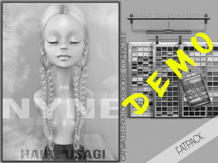 [NYNE] 'Usagi' Hair V.2 - DEMO