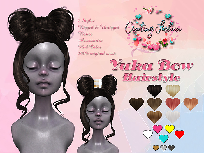 ::CF:: Yuka Bow Hairstyle - VARIETY