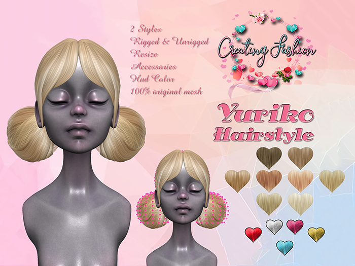 ::CF:: Yuriko Hairstyle - BLONDE