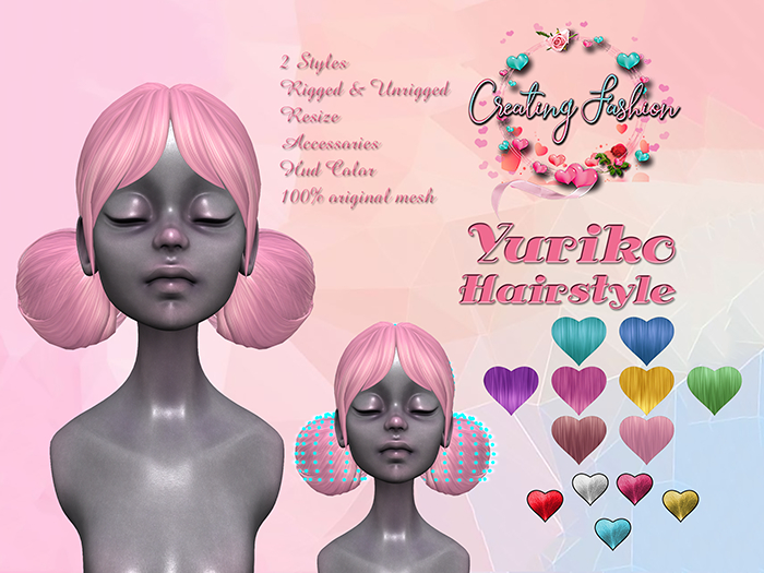 ::CF:: Yuriko Hairstyle - COLOR