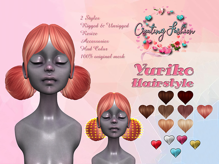 ::CF:: Yuriko Hairstyle - RED