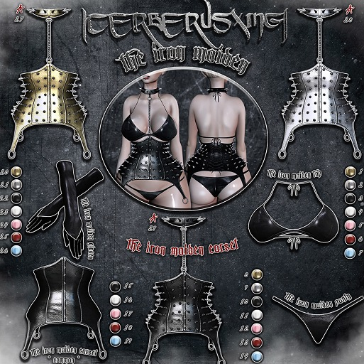 [CX] 13 The Iron Maiden Panty - Red (Maitreya)