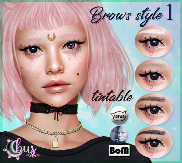 -bus- Brows Style 1 { GENUS - CATWA - BoM}