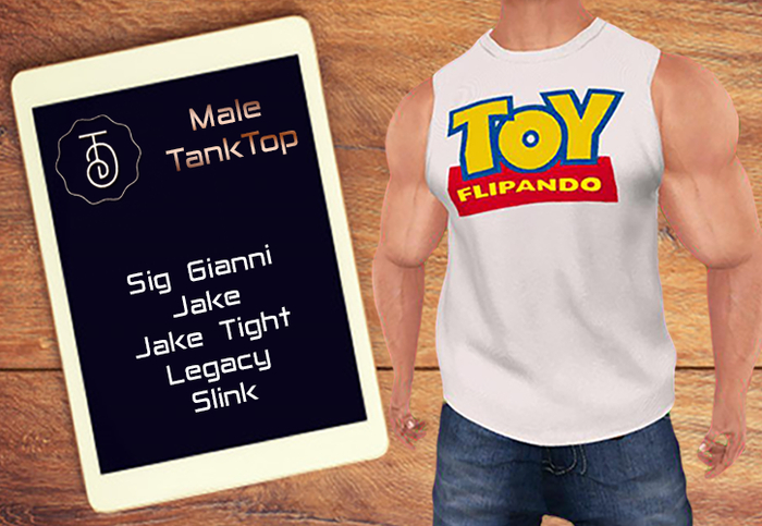D-Tori *Shtat* Toy Flipando Male Tank Top (Add)