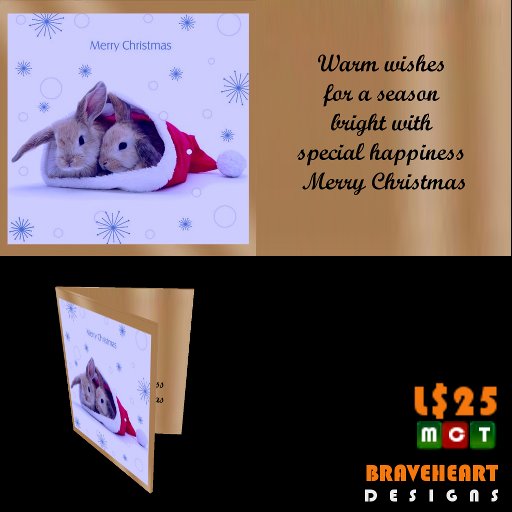 Christmas Card Gold Design #12